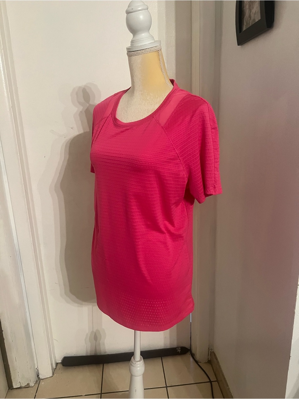 Avia Bright Pink Short Sleeve Performance Tee
